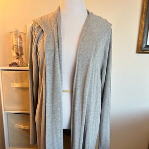 NWT Calvin Klein Lounge Wear Long Sleeve, Open Front w/Hoodie